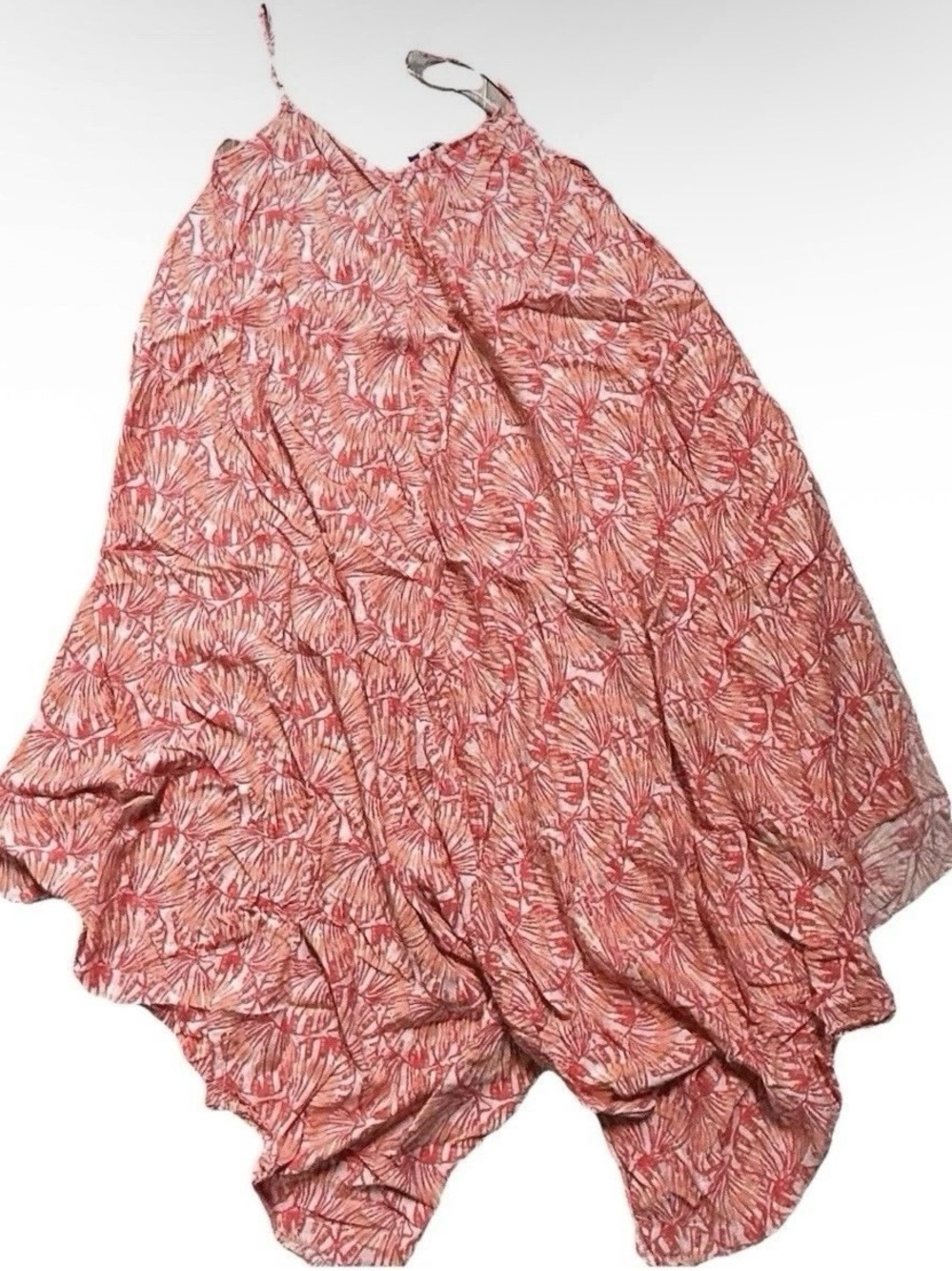 Women’s Vineyard Vines Pink Orange Seashell Dress Size XS Preppy